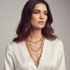 Vintage Beaded Splicing Necklace Alloy Gold /Silver Tassel Necklace Metal Chains Bohemian Style Feather Leaves Charm Necklace