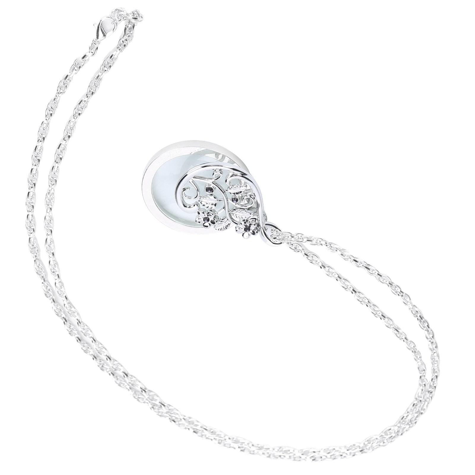 4,5X ожерелье с увеличительным стеклом, металлическая портативная лупа-цепочка, подвеска для чтения