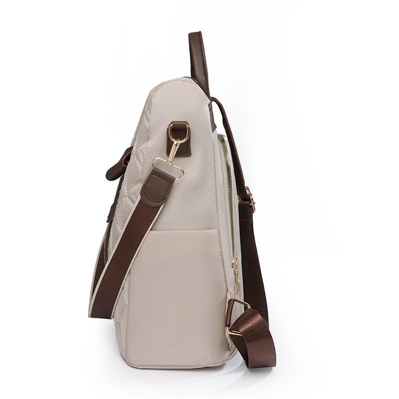 Fashion Temperament Women's Backpack Simple Bow Large Capacity Anti-theft Backpack Trendy Commuter To Work Shoulder Bag