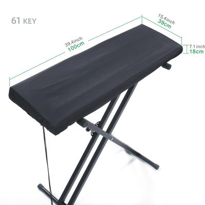 Piano Keyboard Covers for Digital Electric Pianos, Full Cover Drawstring Lock Music Keyboard Protector Cover For 61 & 88 Keys