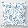 Simple Blue Pattern Pillowcase Living Room Office Home Pillowcase Car Ornaments