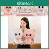 Adorable Cute Sweet Cat Plush Toy Soft Stuffed Animal Pillow For Kids Girls Gift