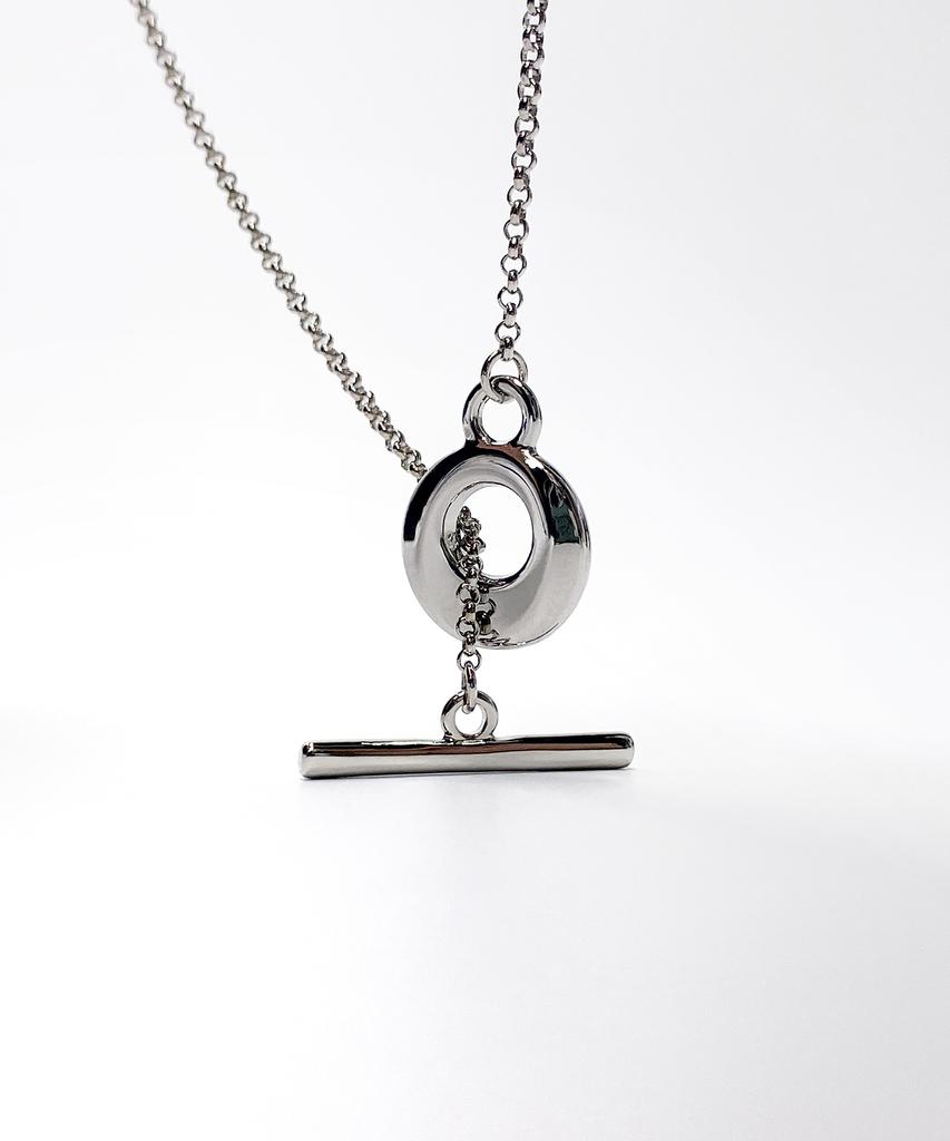 Kudos Signature Toggle Bar Mini Necklace