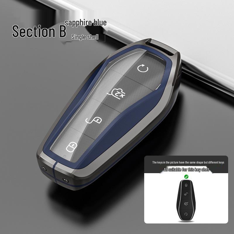 BYD Key Case: Compatible with Song Pro Plus, Yuan DMI, Dolphin, Han, Tang, Qin, Seal, and Destroyer 05 Protective Cover.