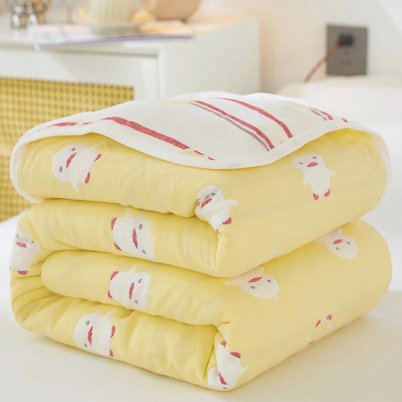 Summer Cooling Blanket Breathable Soft Cooling Quilt Machine Washable Air Conditioning Quilt