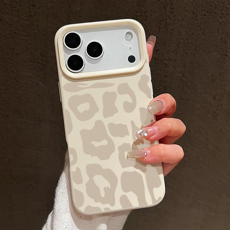 Leopard Pattern Candy Silicone Phone Case For iPhone 17 16 15 14 13 12 11 Pro Max Plus Air Shockproof Soft TPU Bumper Back Cover