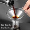 Weinkelle & Trichterset aus Edelstahl zum Ausgießen von Öl - Großer & Kleiner Durchmesser