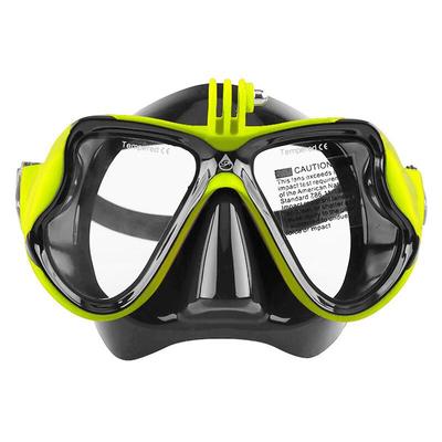 Adult Wide-View Liquid Silicone Diving & Snorkel Mask