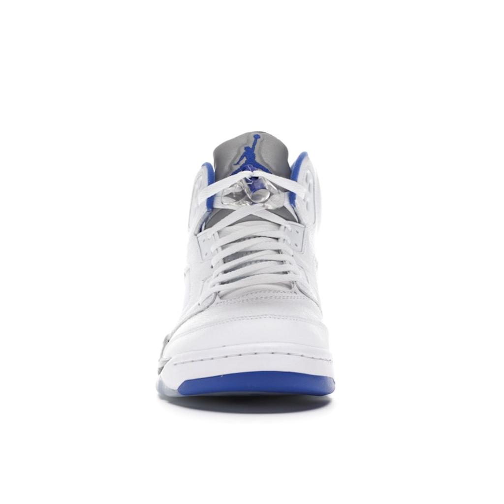 Air Jordan 5 Retro Stealth 2.0 Men Sneakers White Black Hyper-Royal DD0587-140