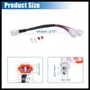 1 Set 12V Ignition Cable Key Keyed Power Connector Wiring Harness Pigtail Kit for Yamaha YXZ1000R 2016-2022-