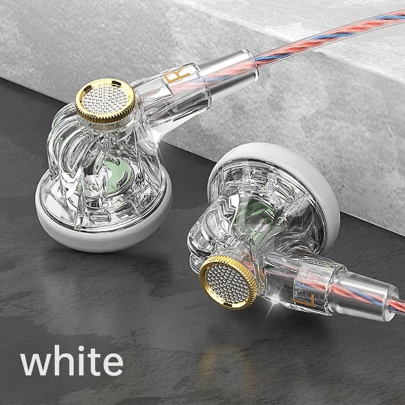 QKZ DM1 Earbuds Wired Earphones with Noise Cancellation and Built in Microphone for Gaming and Music