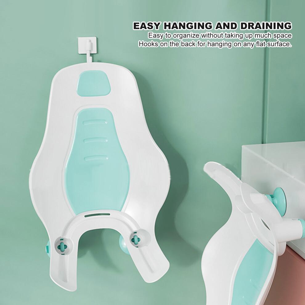 Verstellbarer ergonomischer Baby-Badewannenkissen mit einfachem Ablassdesign