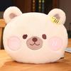 Cute Cartoon Creative Plush Warm Handstoy Bear Rabbit Doll Pillow Accompanies Decompression Toy Birthday Holiday Gift