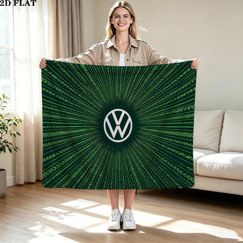 VfL Wolfsburg Print Flannel Blanket High Quality Warm Comfortable Cover for All Seasons Perfect for Gifts Home Decor