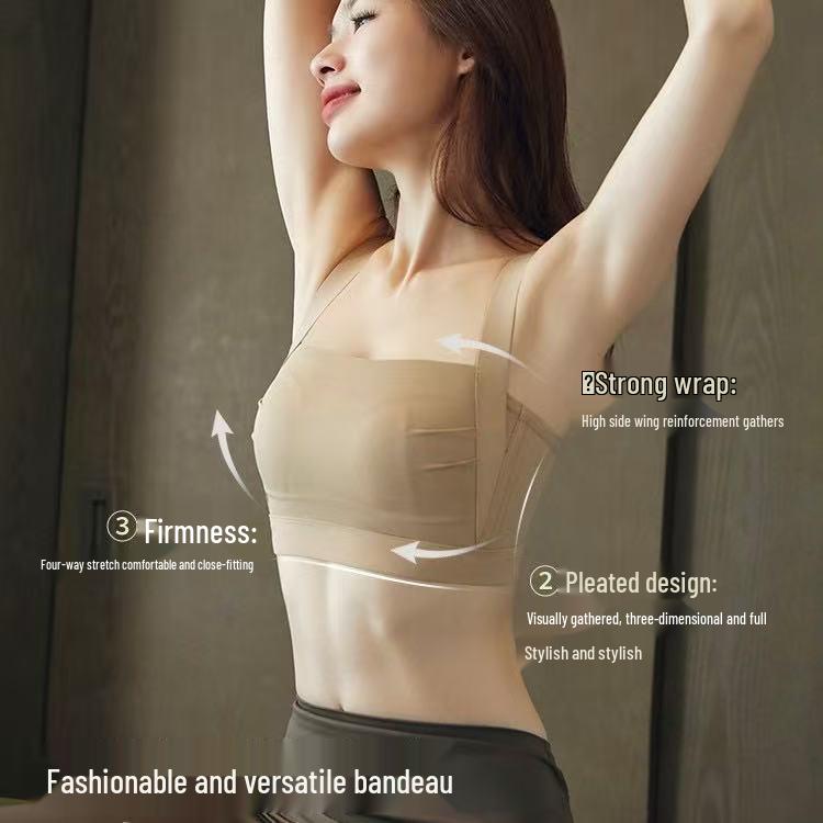 Wirefree Sports Bra for Large Busts - Minimizing, Anti-Sagging, Side Support, Thin Back Smoothing