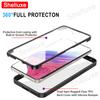 360 Full Body Front+Back Clear Case Shelluxe For Samsung A56 A36 A26 A06 A16 4G 5G Silicone Double Sided Shockproof Phone Cover