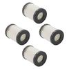 Replacement Filters for Lefant M320 M320G Vacuum Cleaner 1 Pack 4 Pack