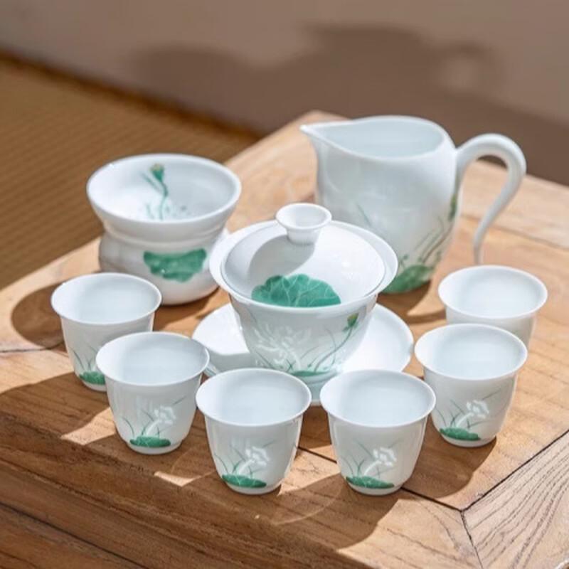 Handun Linglong Hollow Ceramic Kung Fu Tea Set