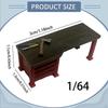 1/64 Diorama Car Repair Workbench Shop Accessories Pretend Play Toy Realistic Micro Workshop