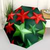 1pc Star Christmas Open/Close Folding Umbrella, All- Portable Umbrella for & Men, Stylish Accessory (Holiday Gift) 8-Rib Yy251213149