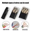 D1 D2 D3 Quick Splice Wire Connectors Solderless Push in Cable Terminal Set Auto Car LED Audio Fast Electrical Joint Block Kit