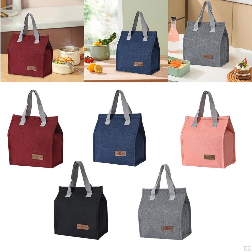 Insulated Lunch Box Leakproof Cooler Container Portable Tote Bag for Beach