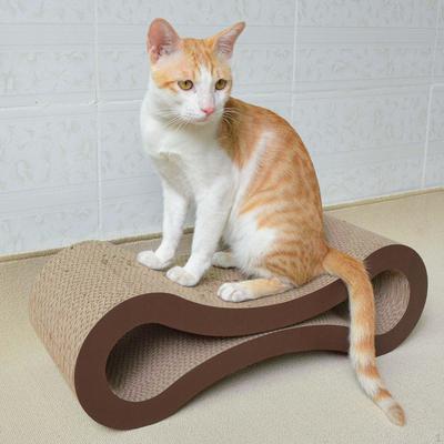 Cat Corrugated Paper Sanding Claws Toys Durable Furniture Protector