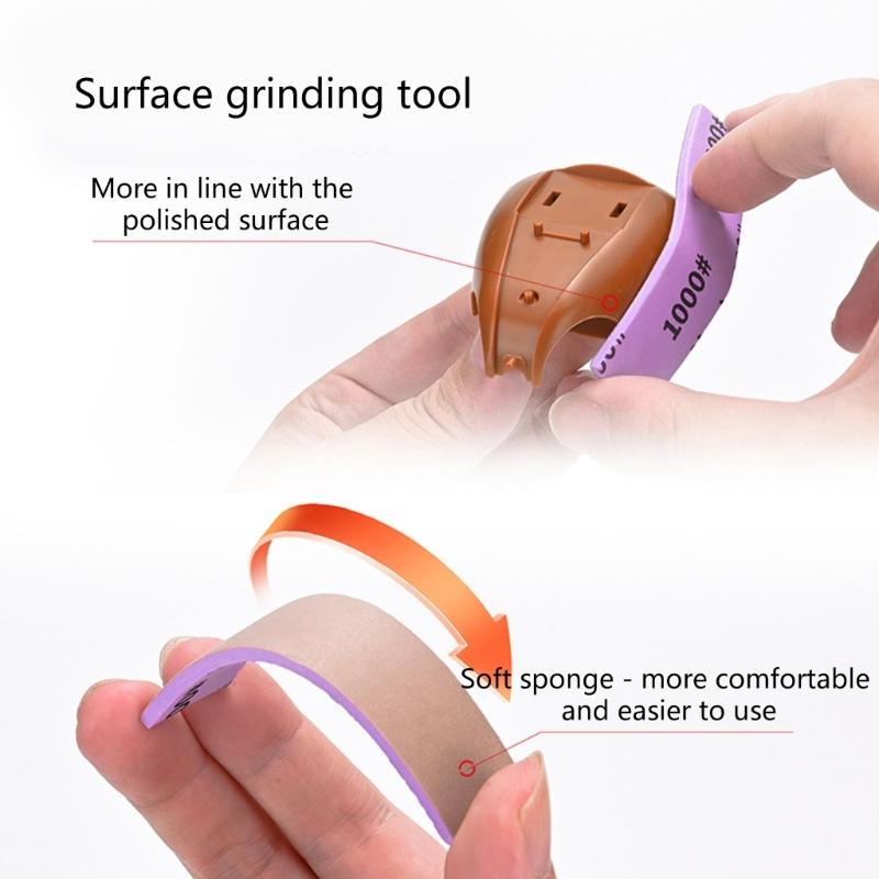 #400-#1200 Sanding Sticks Sanding Sponge Recommended for 14 and 18Year Olds Delivering Smoothly Finish On Fine Model