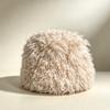 Plush Curly Faux Fur Bucket Hat Face Slimming Snow Hat Warm Fisherman Cap  Daily Wear