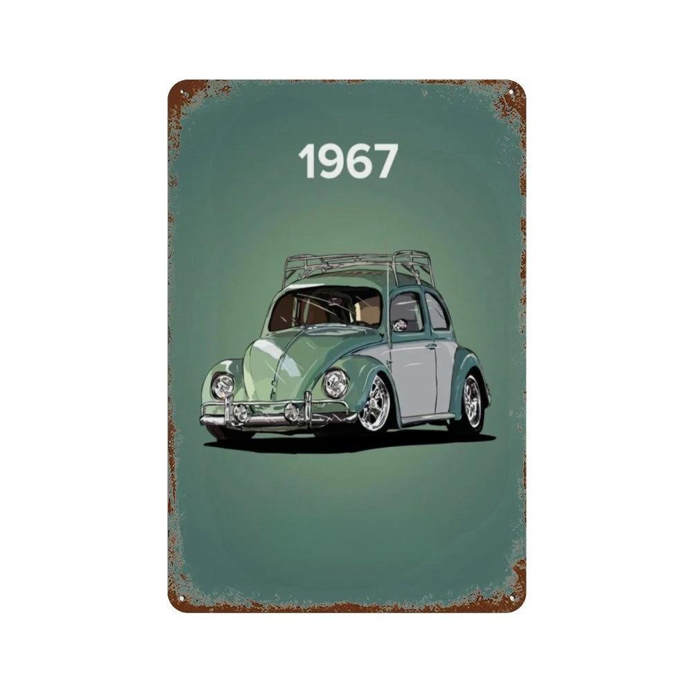 80er GTI Sport Oldtimer Oldtimer Dekoration Metall Blechschild Plakette Garage Man Cave Wohnzimmer Heim Wandkunst Poster Schilder