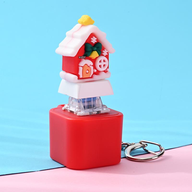 Cross-Border Charging Christmas Keyboard & Sound Emitting Keychain