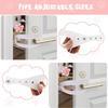 2pcs/set Punch-Free Cat Door Bracket Adjustable Cat Door Holder  Cat Entering Control