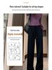 Women's Gray Wide-Leg Sweatpants: Spring & Autumn 2024 Casual Loose Fit