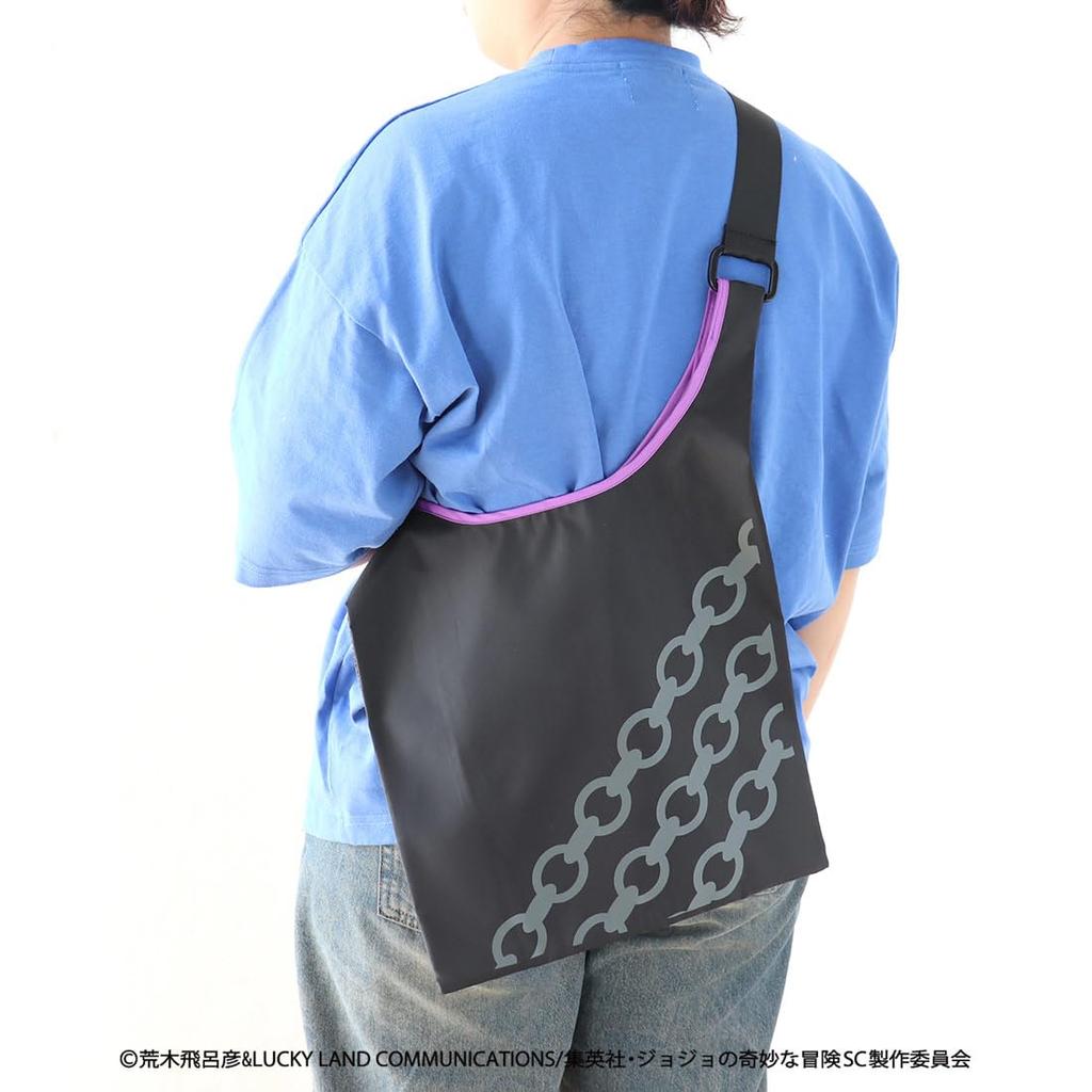 Bizarre Adventure Stardust Eco Bag Jotaro 32 X 31 X 11 Cm 12 X 16 [Blooming] [JoJo's Crusaders] Bag/My Kujo/DIO (Black) [Bag Approx. Case Cm]