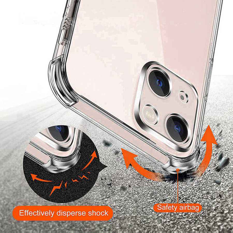 Thick Shockproof Silicone Phone Case For Samsung Galaxy Xiaomi Redmi Poco OPPO Realme Vivo Huawei Honor Apple iPhone Oneplus 15 15R Protection Cover
