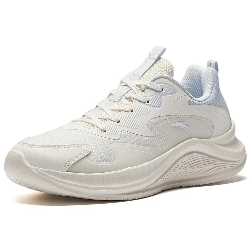 Anta Comfortable Shock Absorbing Durable Low Top Casual Running Shoes Women sneaker White 922535574-3