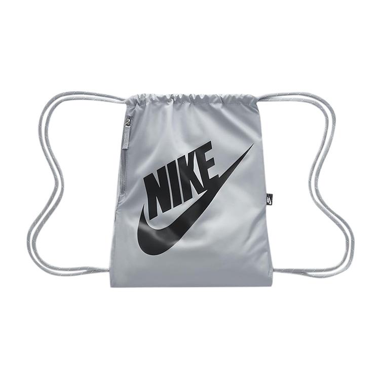 

Nike Heritage Polyester Backpack Regular Unisex Silver Gray DC4245-012 серебряный серый