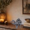 Statuetă Masculină Nud Imprimată 3D 2 Bărbați Goali Figurină Sculptură Minimalistă Corp Gol pentru Decor Modern Casă Birou