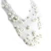 Les Trésors De Lily [L2675] - White 'Sissi' Necklace (9 Rows)