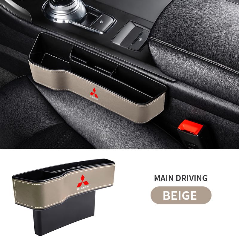 Multifunctional Organizer Car Front Seat Crevice Storage Box For Mitsubishi Lancer 10 Asx Outlander 3 EX Pajero L200 Galant EVO