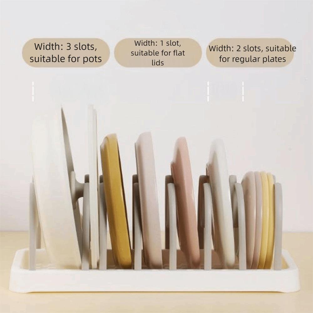 U-shaped Pot Lid Rack Adjustable Cutlery Storage Rack Multifunctional Pot Lid Holder  Kitchen