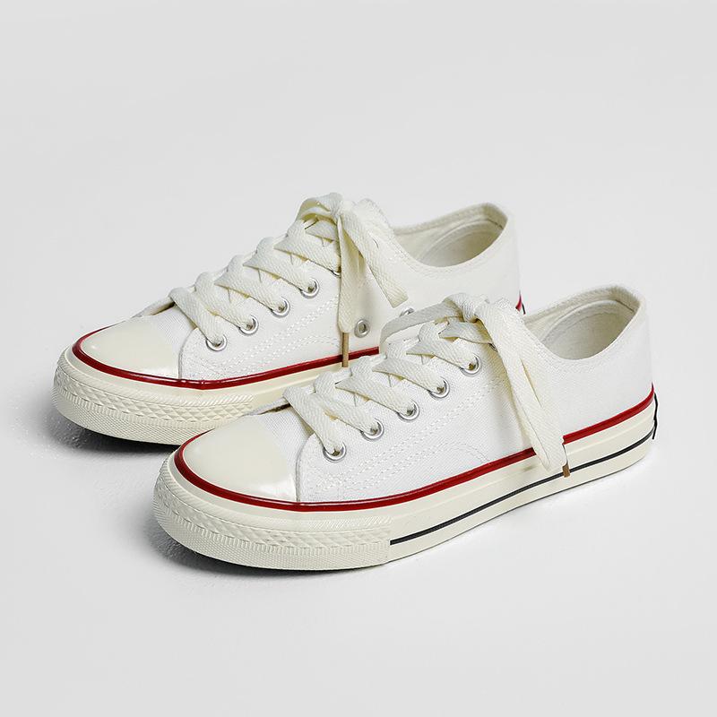 Spring Harajuku Versatile Student Classic Retro Board Shoes Korean Version Low-top Women's Canvas Shoes Male Couple