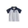 Summer Children's Clothing Boys' Collared Short-Sleeve T-Shirt Boys' Raglan Sleeve Polo Shirt Children's Half-Sleeve Bear Top Thin Style
