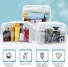 1/12 Stück Transparente PVC Aufbewahrung Reise Organizer Klare Kosmetiktasche Kosmetiktasche für Kosmetiker Beauty-Koffer Kulturtasche Waschbeutel