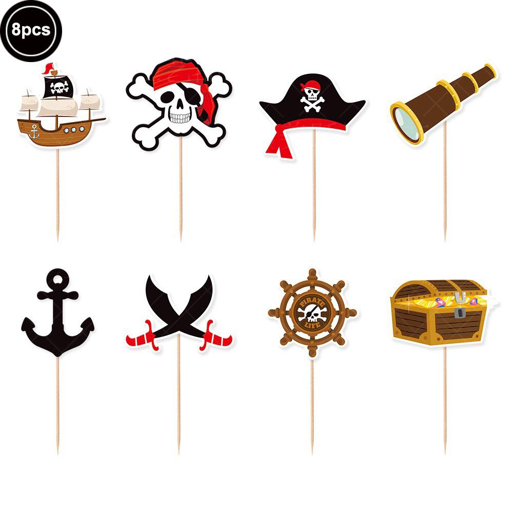 

10 Sheets/Pack Pirate Temporary Tattoo Pirated Captain Tattoo Body Sticker Kids Boys Girls Pirate Birthday Party Favors Supplies