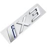 Car Stickers ABS 3D Letters Rear Trunk Emblem Logo for BMW iX i3 i4 i7 iX3 iX4 iX7 Matte Silver Accessories tv2