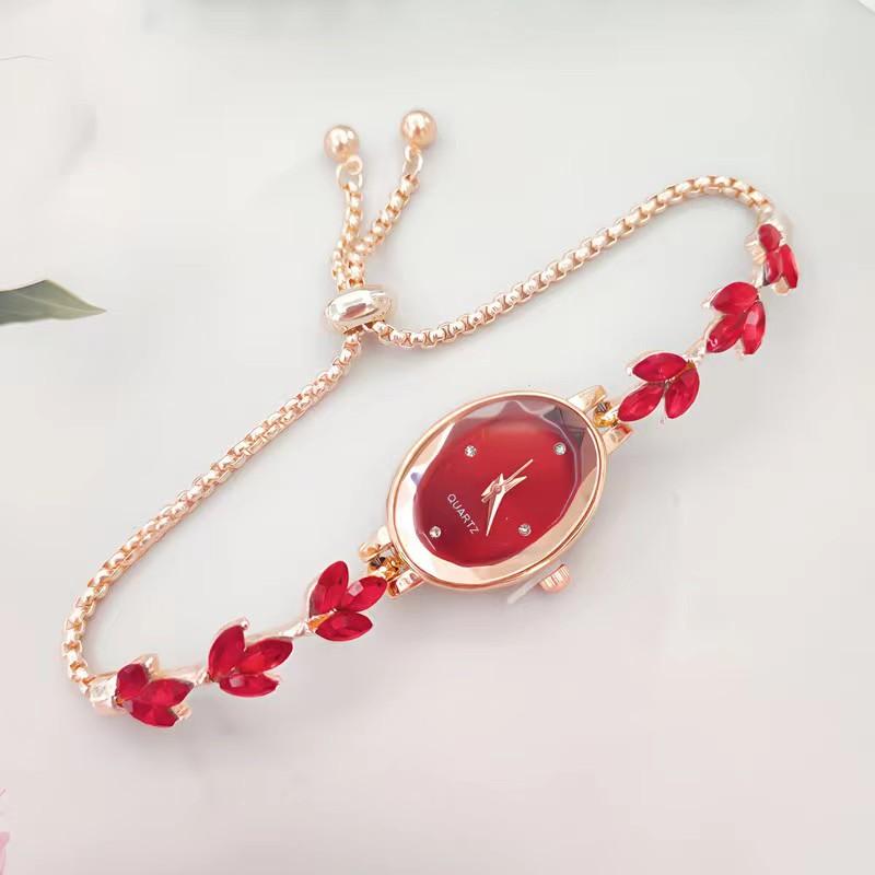 Oval Bracelet Watch Light Luxury Retro Niche Women S Watch Quartz Watch