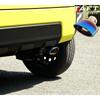CORSA Tuft Compatible Muffler Cutter, Single Piece, Silver, Mirror Surface, Round, Round, Fall Prevention,
