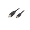 LANBERG LANBERG CABLE USB C MALE TO USB B 2.0 MALE 1.8M BLACK