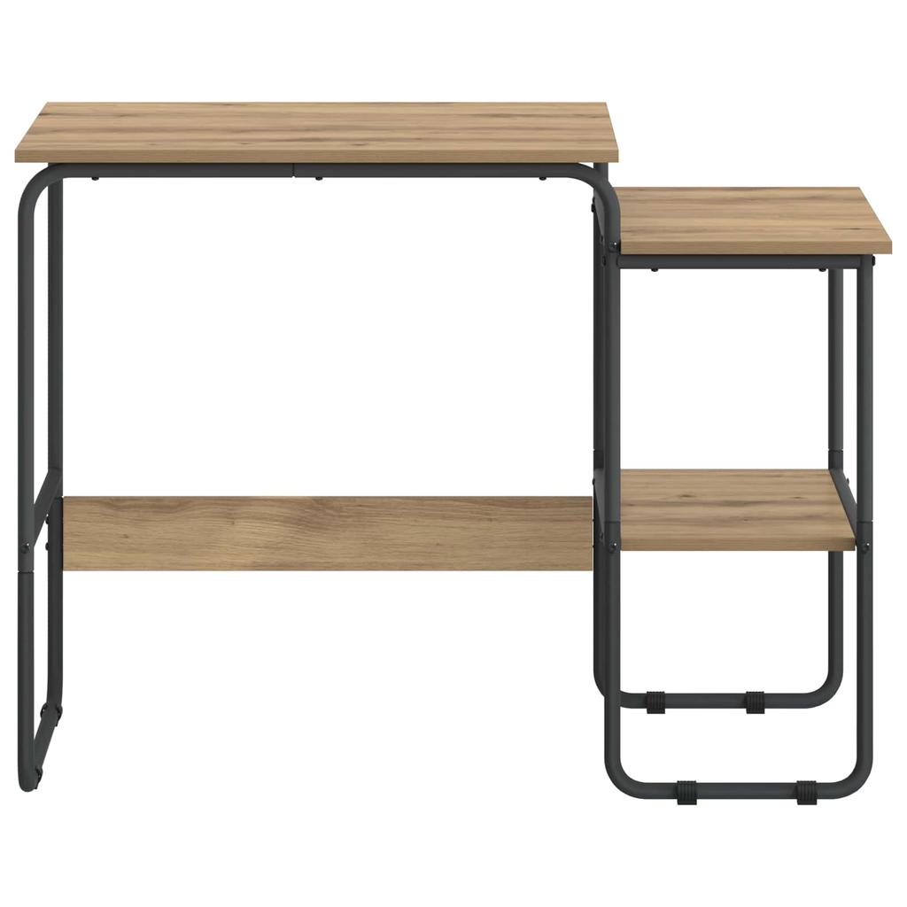 Desk with Storage Space Artisan Oak 100 x 50 x 75 cm